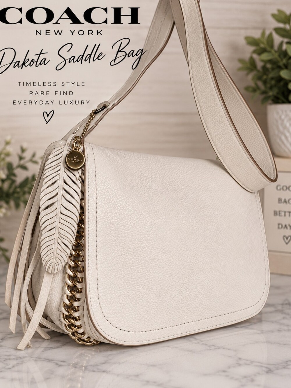 Coach Dakota Saddle Bag RARE